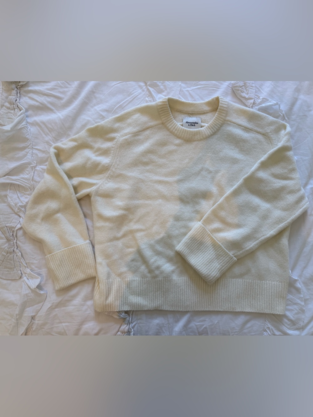 Abercrombie & Fitch Madeline White/Cream Sweater